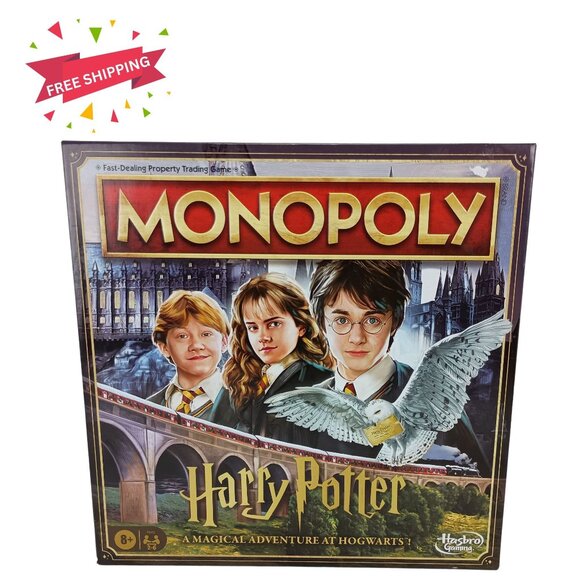 Other - Monopoly HARRY POTTER Edition Board Game a Magical Adventure at Hogwarts